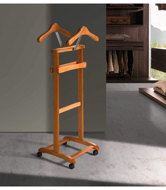 Galán de noche clásico doble personalizable en madera o laca y metal.2