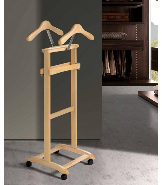 Galán de noche clásico doble personalizable en madera o laca y metal.3