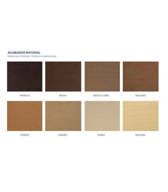 Galán de noche clásico doble personalizable en madera o laca y metal.5