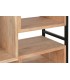 ESTANTERIA 110 X 27 X 195 MADELE MADERA NATURAL METAL NEGRO
