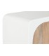 Aparador madera blanca y natural reciclada estilo ibicenco 2 puertas. 4