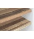 Aparador madera blanca y natural reciclada estilo ibicenco 2 puertas. 8