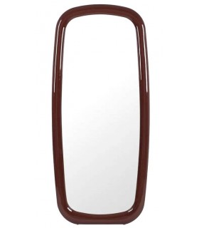 Espejo vestidor rectangular vintage madera DM lacado granate.