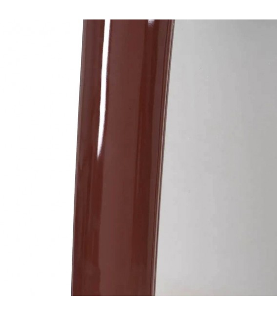 Espejo vestidor rectangular vintage madera DM lacado granate. 2