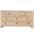Cómoda oriental XL en madera natural con 8 cajones gran capacidad. 1