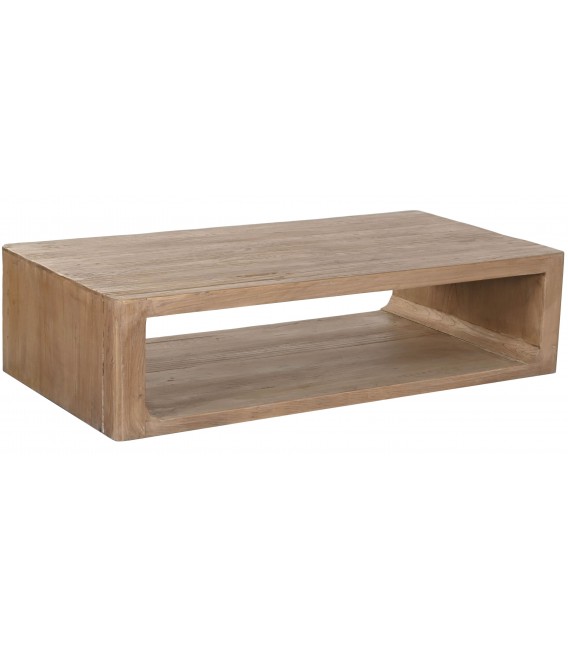 MESA CENTRO RECTANGULAR XL 140 X 71 X 35 LURCHA MADERA MACIZA NATURAL