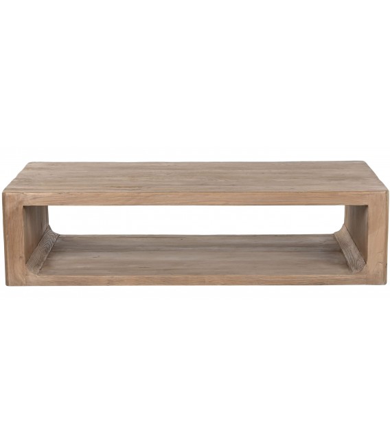 MESA CENTRO RECTANGULAR XL 140 X 71 X 35 LURCHA MADERA MACIZA NATURAL