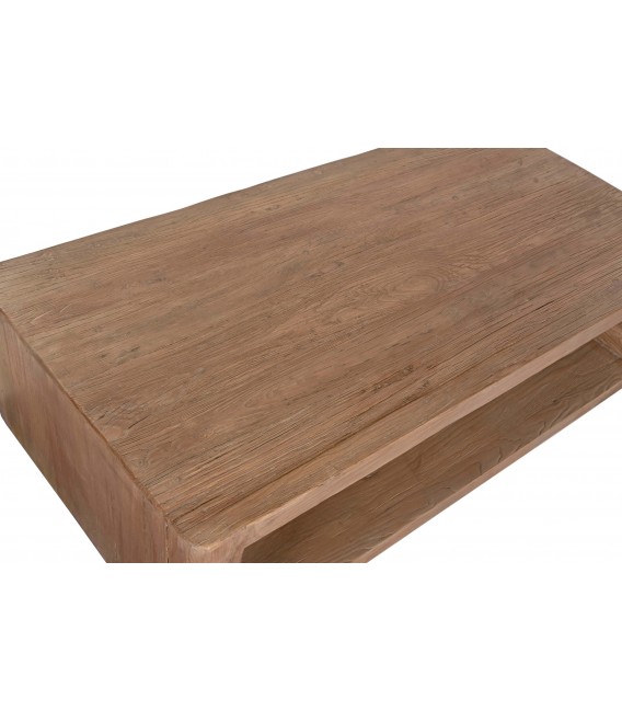 MESA CENTRO RECTANGULAR XL 140 X 71 X 35 LURCHA MADERA MACIZA NATURAL