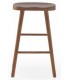 Set 2 taburetes contemporáneos en madera toon color nogal. 2