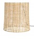 Lámpara de pie boho de ratán natural trenzado artesanal. 4