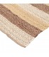 ALFOMBRA XL 200 X 300 RULLIAS ALGODON MARRON BEIGE Y CRUDO