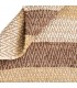 ALFOMBRA XL 200 X 300 RULLIAS ALGODON MARRON BEIGE Y CRUDO