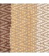 ALFOMBRA XL 200 X 300 RULLIAS ALGODON MARRON BEIGE Y CRUDO