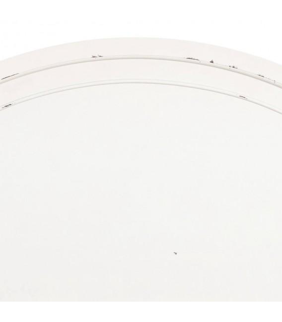 Cabecero romántico blanco roto de madera torneada artesanal. 4