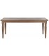 Mesa comedor grande boho de madera teca reciclada natural. 1
