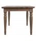 Mesa comedor grande boho de madera teca reciclada natural. 2