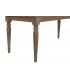 Mesa comedor grande boho de madera teca reciclada natural. 5