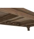 Mesa comedor grande boho de madera teca reciclada natural. 8