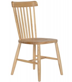 Set 2 sillas comedor boho madera olmo natural artesanal.