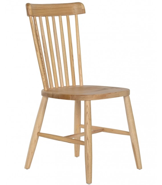 Set 2 sillas comedor boho madera olmo natural artesanal.