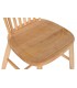 Set 2 sillas comedor boho madera olmo natural artesanal. 4