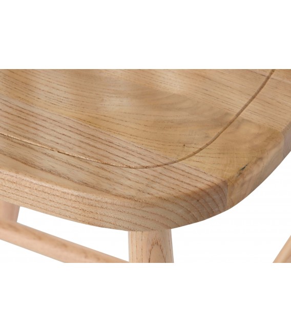 Set 2 sillas comedor boho madera olmo natural artesanal. 5