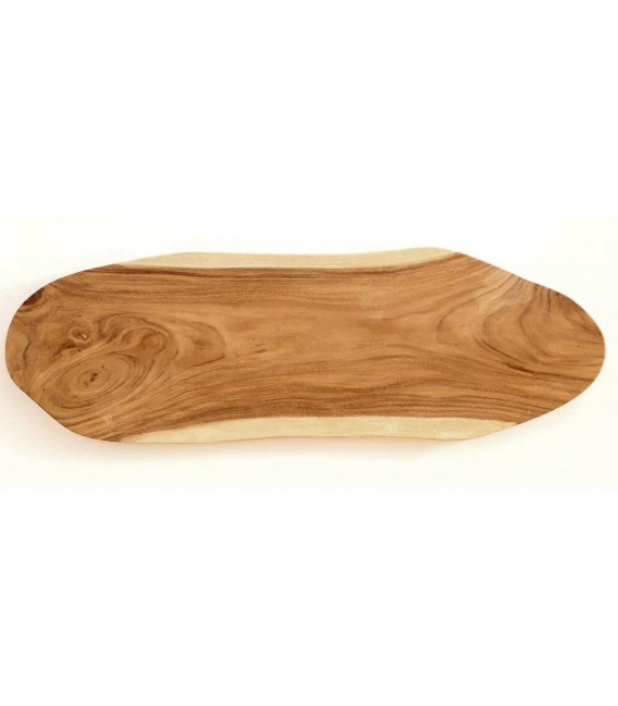 Cabecero de madera natural artesanal para cama estilo boho.4