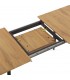 MESA DE COMEDOR EXTENSIBLE 120 X 70 X 75 CUINA MADERA IMITACION ROBLE