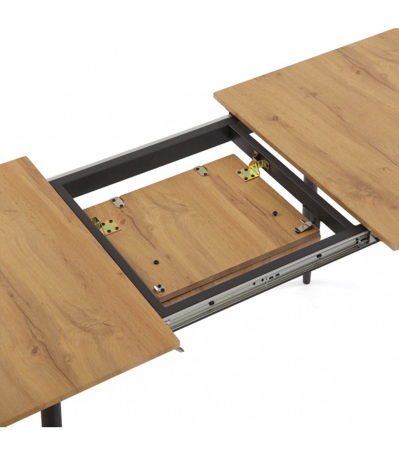 MESA DE COMEDOR EXTENSIBLE 120 X 70 X 75 CUINA MADERA IMITACION ROBLE