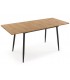 MESA DE COMEDOR EXTENSIBLE 120 X 70 X 75 CUINA MADERA IMITACION ROBLE