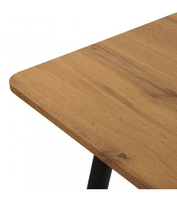 MESA DE COMEDOR EXTENSIBLE 120 X 70 X 75 CUINA MADERA IMITACION ROBLE