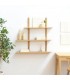 Estantería nórdica madera natural con diseño ligero y cálido. 1