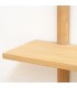 Estantería nórdica madera natural con diseño ligero y cálido. 2