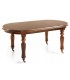 MESA DE COMEDOR EXTENSIBLE 160 X 110 X 80 VINTAGE MADERA CAOBA