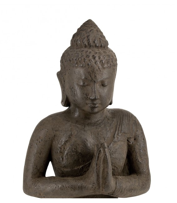 Figura decorativa estilo étnico con acabado bronce antiguo 1