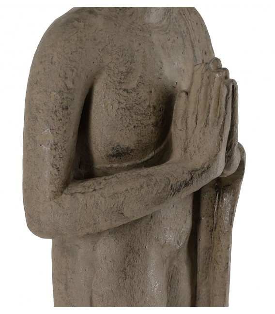 Figura decorativa estilo étnico con acabado bronce antiguo 2