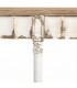 Consola clásica vintage XL blanca decapada que aporta calidez4