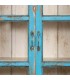 VITRINA 105 X 40 X 180 CAMINO MADERA DECAPADA AZUL