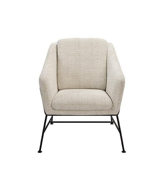 Butaca Contemporánea Tapizada en Color Beige1