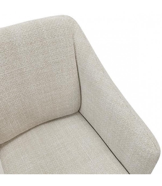 Butaca Contemporánea Tapizada en Color Beige5