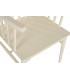 Sillón de comedor colonial en madera lacada color crema4