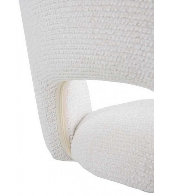 Set de 2 taburetes giratorios blancos regulables estilo moderno7