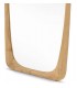Espejo vestidor boho en teca natural para dormitorio y vestidor