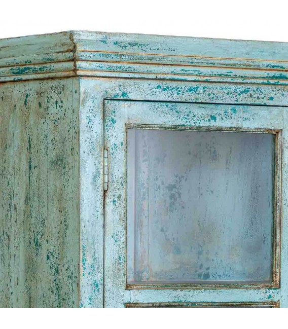 itrina boho turquesa en madera maciza con encanto artesanal4