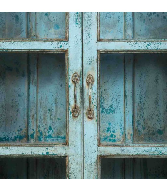 itrina boho turquesa en madera maciza con encanto artesanal6