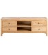 Mueble de TV boho en madera de mindi natural con cajones1