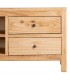 Mueble de TV boho en madera de mindi natural con cajones5