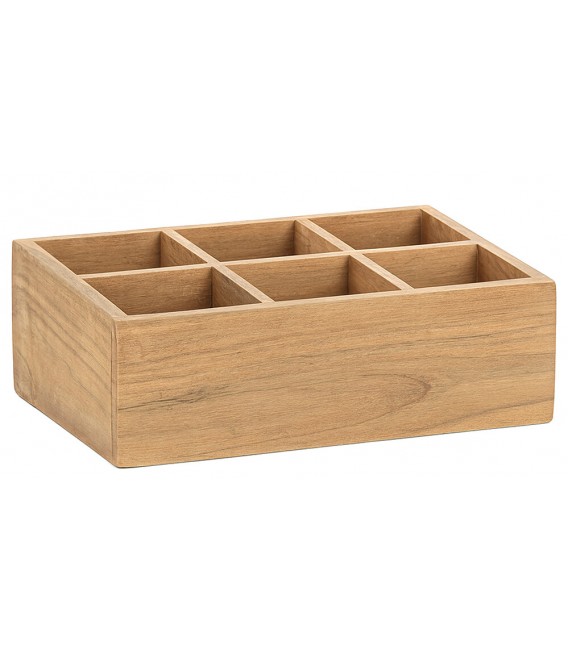 Armario ropero boho en madera maciza de teca natural6