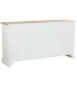 Aparador  lacado en blanco tapa natural estilo rustico contemporáneo3