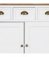 Aparador  lacado en blanco tapa natural estilo rustico contemporáneo7